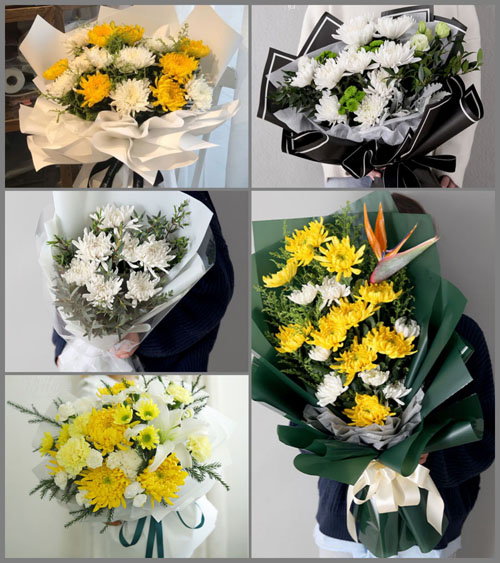 贵州毕节市金沙县岩孔镇箐口村白事花束代送
